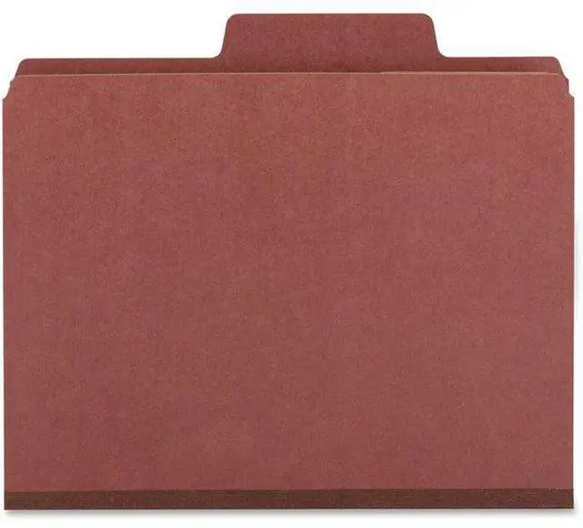 Alt view image 6 of 9 - Smead SuperTab Classif. Folder w/ Div Ltr 10/BX 2" Exp RD 14070