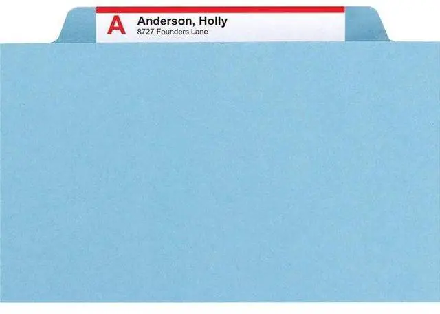 Alt view image 16 of 19 - Smead 100% Recycled Pressboard Classification Folder 13721