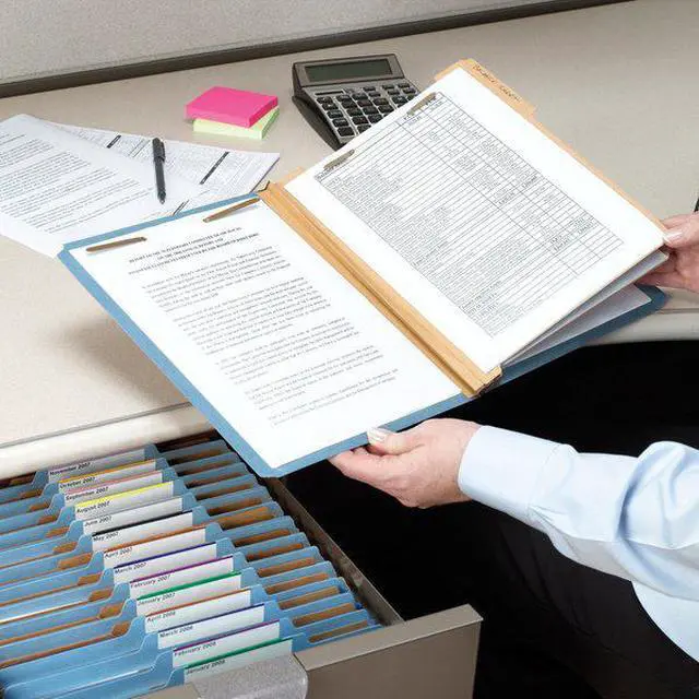 Alt view image 5 of 10 - Smead 100% Recycled Pressboard Classification Folder 14021