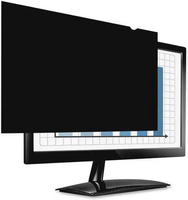Alt view image 8 of 19 - Fellowes Blackout Privacy Filter, 23.8", Black 4816901