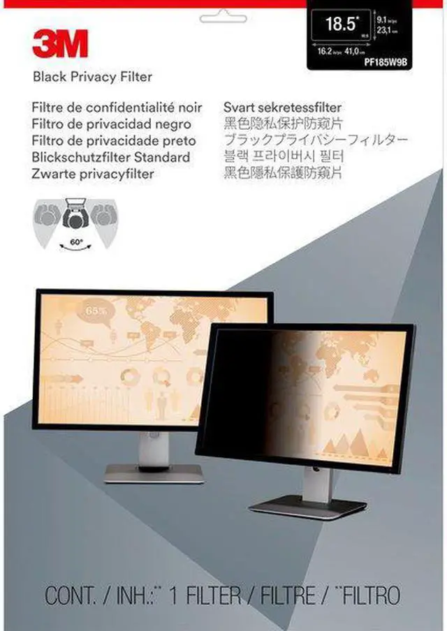 Alt view image 15 of 20 - 3M Privacy Filter Black Matte Glossy