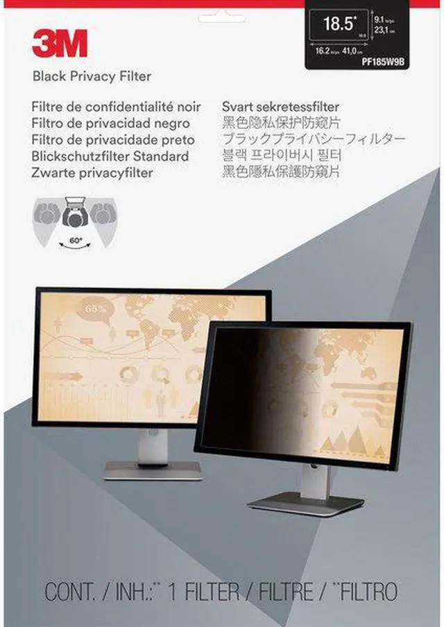 Alt view image 16 of 20 - 3M Privacy Filter Black Matte Glossy