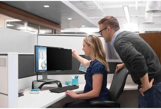 Alt view image 11 of 14 - Fellowes Privascreen™ Blackout Privacy Filter - 27.0" Wide