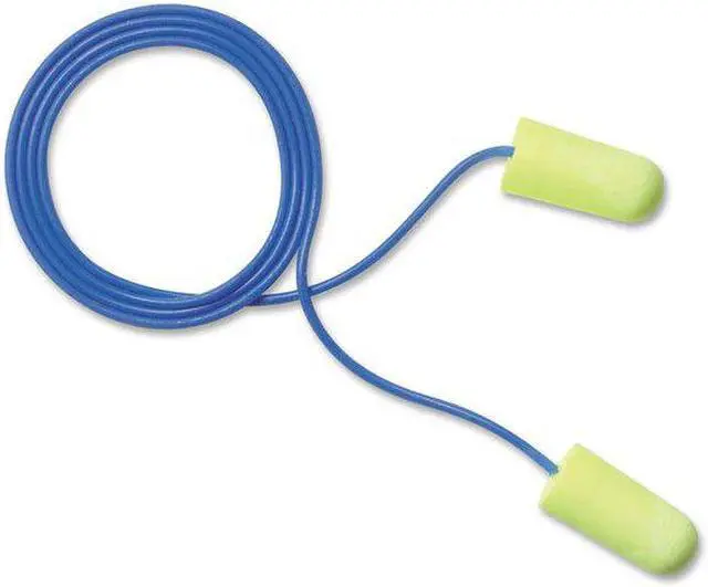 Alt view image 15 of 19 - 3M E·A·Rsoft Yellow Neon Soft Foam Earplugs Corded Regular Size 200 Pairs