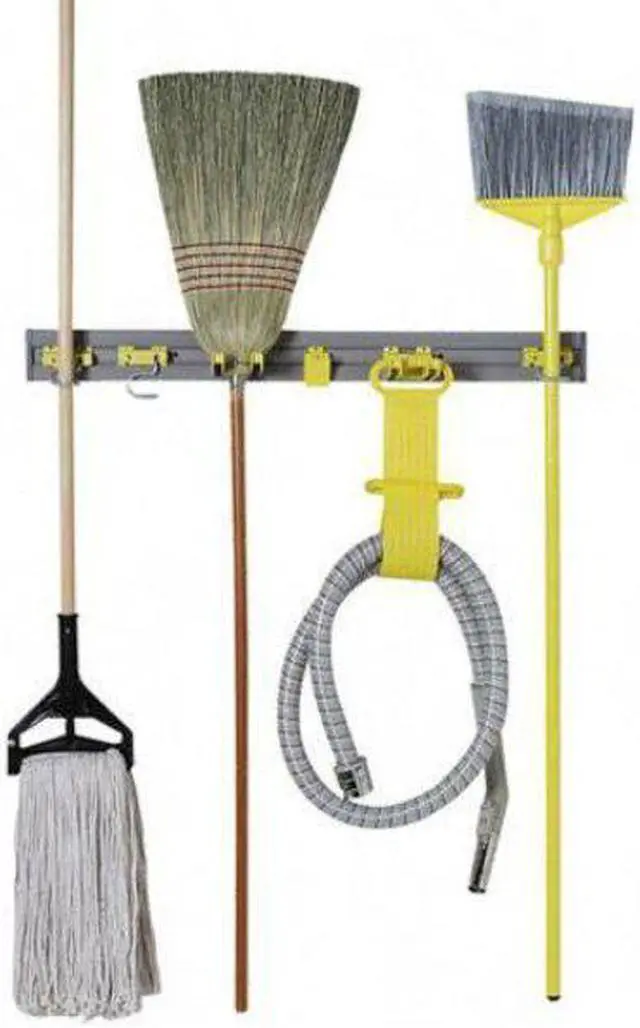 Alt view image 10 of 14 - Rubbermaid Commercial 199300 Closet Organizer-Tool Holder, 34 in. Width