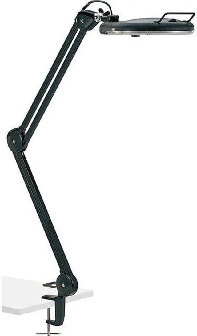 Alt view image 6 of 7 - Lorell Magnifier Lamp 22-Watt Bulb 5-1/10"Wx5-1/10"Lx33"H Black 99957