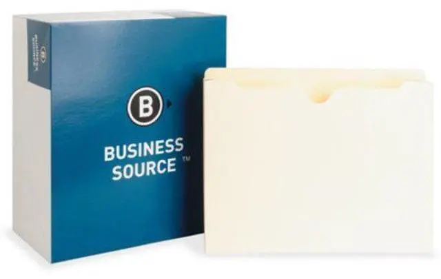 Alt view image 6 of 6 - Business Source Filing Jackets 2" Exp 400 Cap. Letter 50/BX Manila 65799
