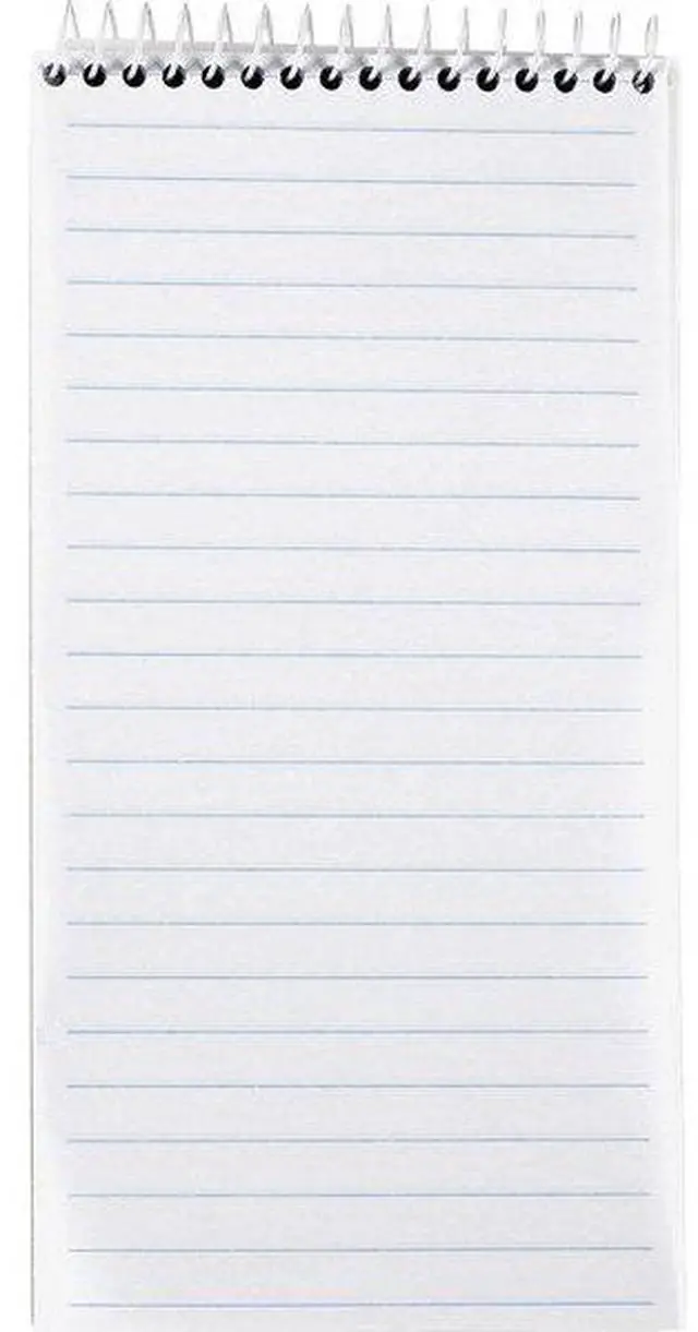 Alt view image 8 of 9 - Business Source Reporter's Pocket Notebook Ruled Spiral 4"x8" 70 Shts WE 10972