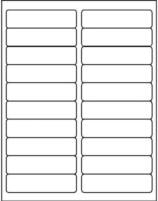 Alt view image 9 of 9 - Business Source Mailing Labels Laser 1"x4" 2000/PK White 26112