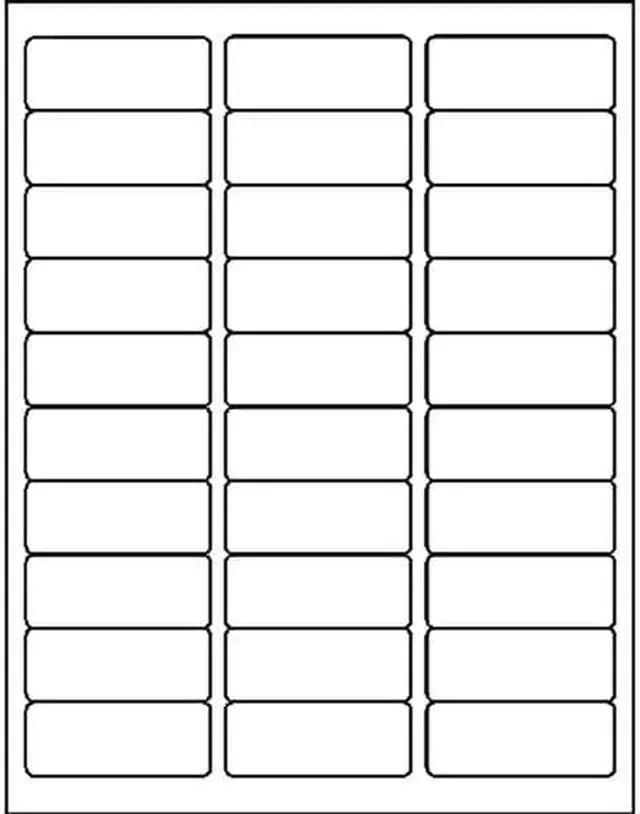 Alt view image 11 of 12 - Business Source Mailing Labels Laser 1"x2-3/4" 1500/PK Clear 26123