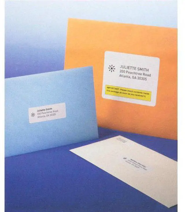 Alt view image 6 of 11 - Business Source Mailing Label Laser 1"x2-5/8" 3000/PK White 21050