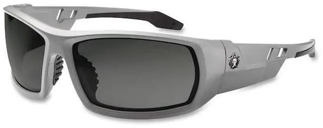 Alt view image 7 of 7 - Ergodyne Smoke Lens Safety Glasses w/Fog-Off Gray 50133