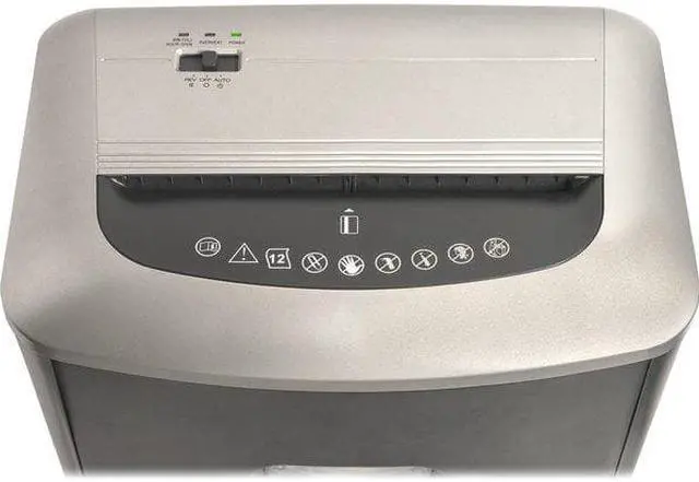 Alt view image 7 of 10 - Business Source Cross-Cut Shredder 12Sht Cap 13-5/8"x9-1/2"x19" Graphite 70000