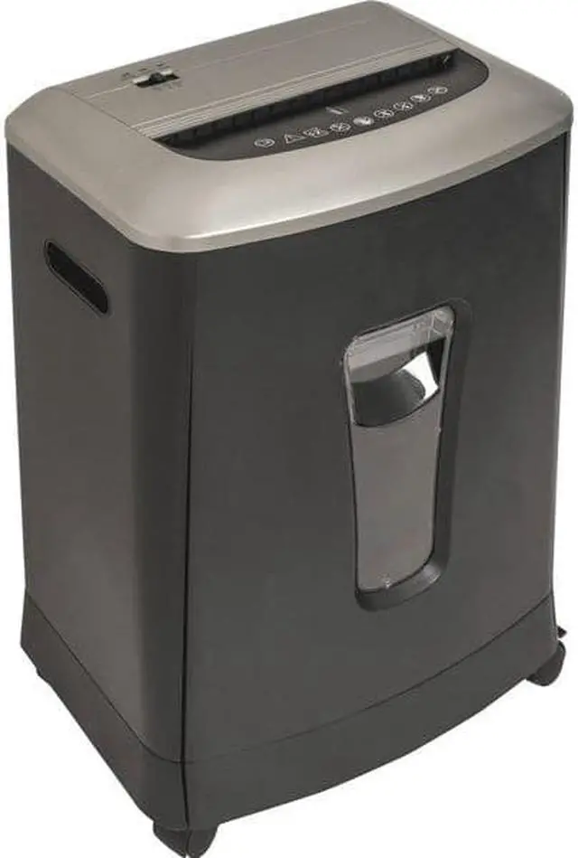 Alt view image 8 of 10 - Business Source Cross-Cut Shredder 12Sht Cap 13-5/8"x9-1/2"x19" Graphite 70000