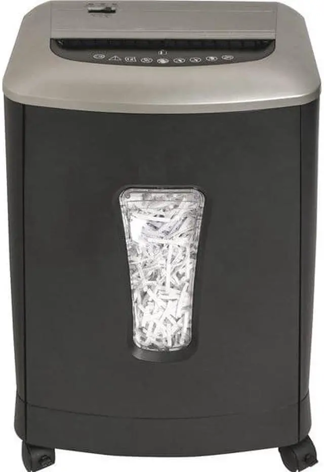 Alt view image 4 of 10 - Business Source Cross-Cut Shredder 12Sht Cap 13-5/8"x9-1/2"x19" Graphite 70000