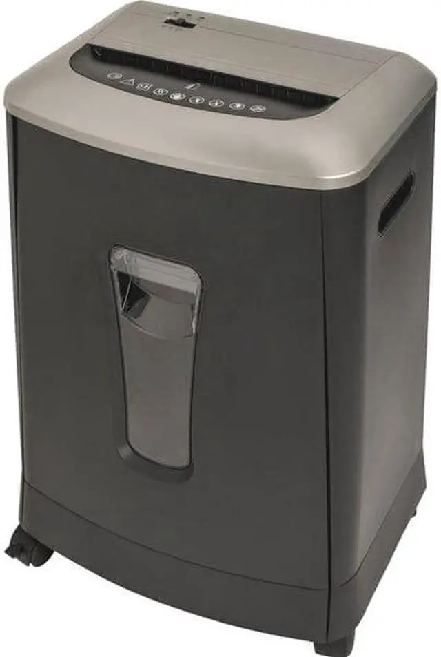 Alt view image 9 of 10 - Business Source Cross-Cut Shredder 12Sht Cap 13-5/8"x9-1/2"x19" Graphite 70000