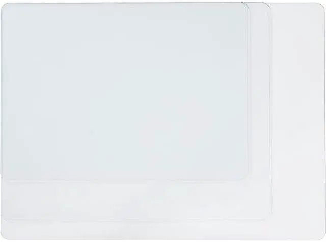 Alt view image 8 of 14 - Lorell Chairmat Tempered Glass 46"Wx36"Lx1/4"H Clear 82833