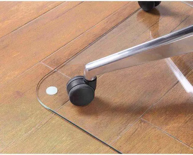 Alt view image 9 of 14 - Lorell Chairmat Tempered Glass 46"Wx36"Lx1/4"H Clear 82833
