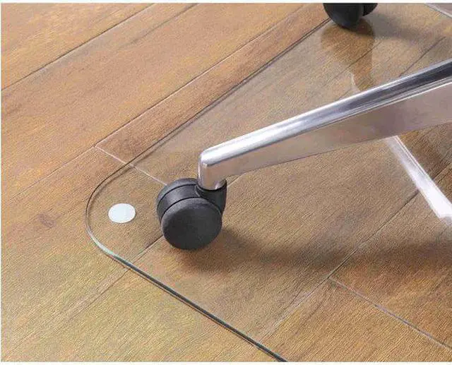 Alt view image 10 of 14 - Lorell Chairmat Tempered Glass 46"Wx36"Lx1/4"H Clear 82833