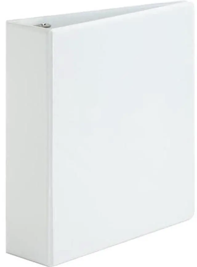 Alt view image 6 of 10 - Business Source View Binder Round Ring 3" Cap Letter-size White 19751