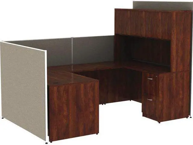 Alt view image 6 of 7 - Lorell Gray Fabric Panel - Fabric, Steel - Gray LLR90268