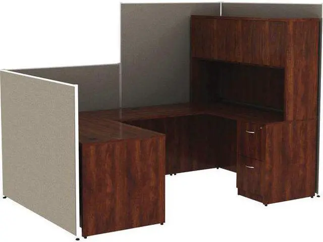 Alt view image 7 of 7 - Lorell Gray Fabric Panel - Fabric, Steel - Gray LLR90268