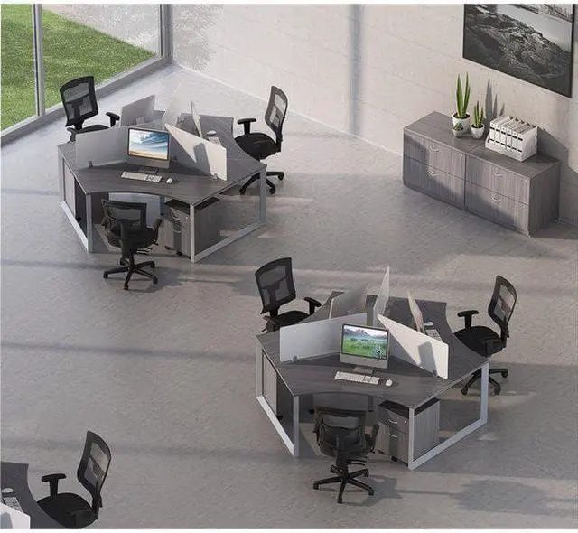 Alt view image 8 of 10 - Lorell Fortress Educator's Desk Modesty Panel