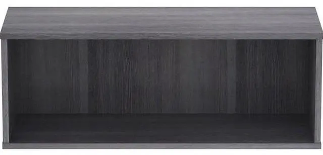 Alt view image 4 of 14 - Lorell Panel System Open Storage Cabinet - 18.1" Height x 31.5" Width x 15.8" Depth - Charcoal - Laminate - 1Each LLR902