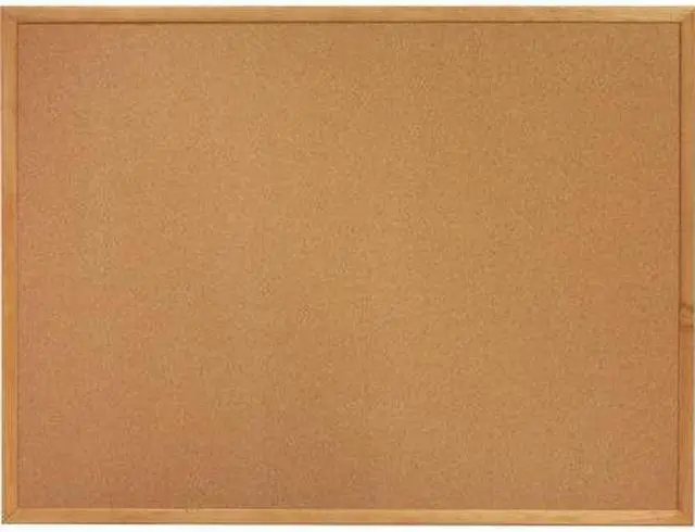 Alt view image 4 of 8 - Lorell Cork Board 3'x2' Oak Frame 19767