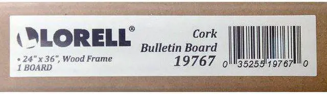 Alt view image 6 of 8 - Lorell Cork Board 3'x2' Oak Frame 19767