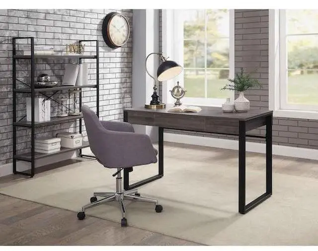 Alt view image 3 of 3 - Lorell SOHO 4-Shelf Metal Frame Bookcase