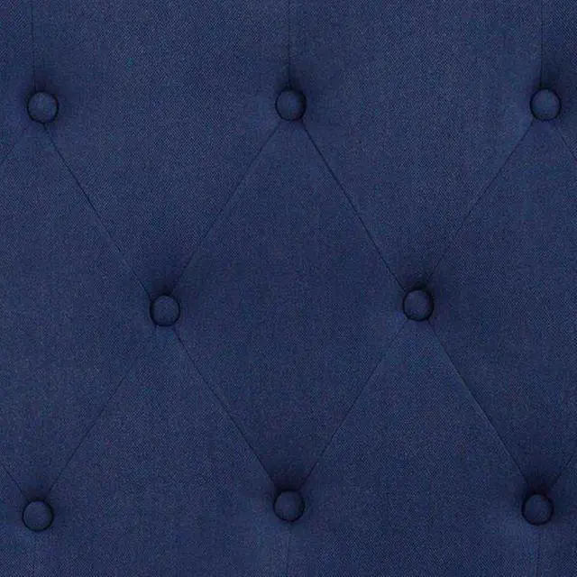 Alt view image 15 of 18 - Cambridge Tufted Upholstered Queen Size Headboard in Navy Fabric