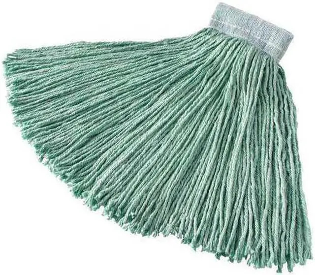 Alt view image 2 of 4 - RUBBERMAID FGF13600GR00 Hot Mop 4-Ply Cotton/Rayon/Synthetic Blend Yarn Wet