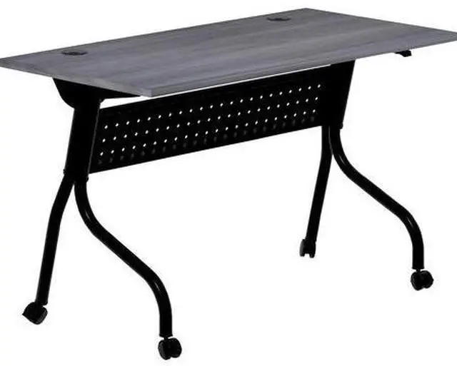 Main image of Lorell 59489 Charcoal Flip Top Training Table