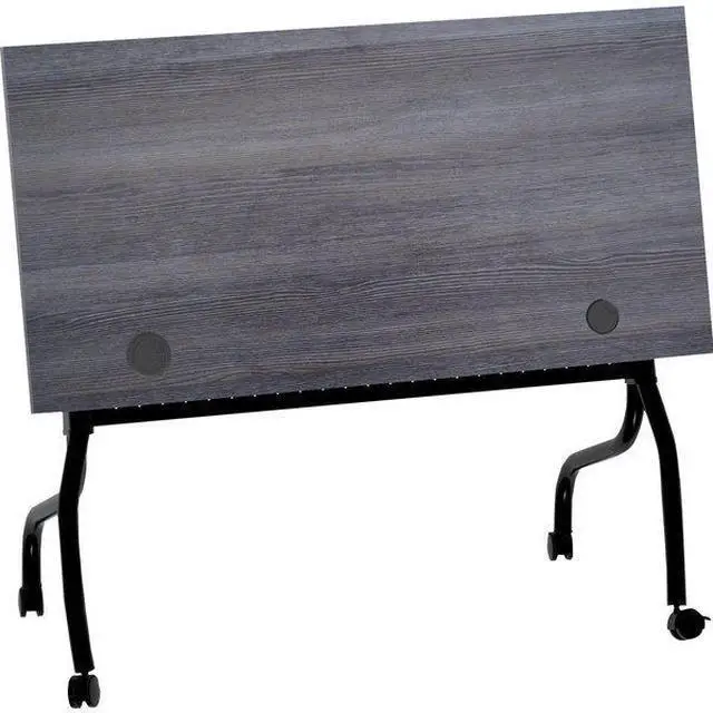 Alt view image 5 of 6 - Lorell 59489 Charcoal Flip Top Training Table