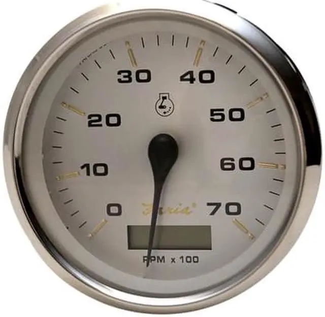 Alt view image 5 of 6 - FARIA BEEDE INSTRUMENTS 39040 Faria 4" Tachometer w/Hourmeter - 7,000 RPM (Gas - Outboard) - Kronos
