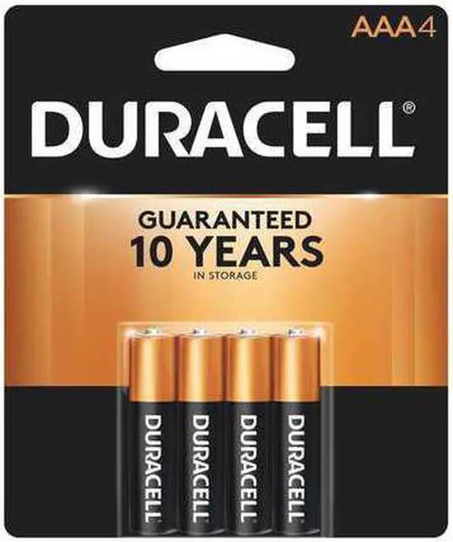 Alt view image 18 of 20 - DURACELL CopperTop MN2400 1.5V AAA Alkaline Battery, 4-pack