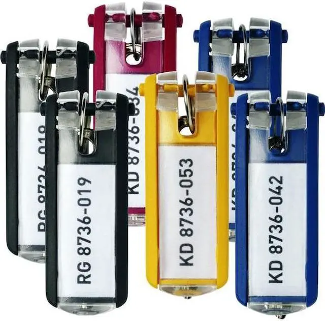 Alt view image 4 of 8 - durable key box with key lock, holds 18 key tags, 11 x 113/4 x 45/8 inches, brushed aluminum 195123