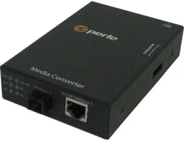 Alt view image 3 of 3 - Perle S-1110-XT 10/100/1000 to Fiber Industrial Temperature Media Converter