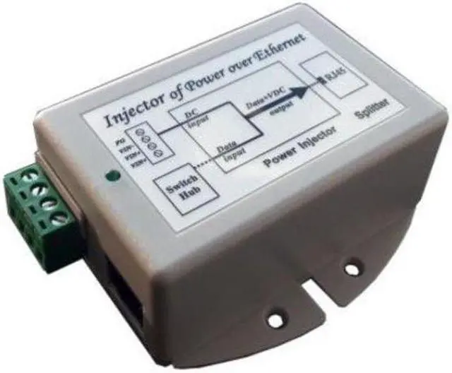 Alt view image 3 of 3 - Tycon Power DC to DC converter TP-DCDC-1224G with gigabit PoE Inserter 9-36VDC IN 24VDC out and 19W