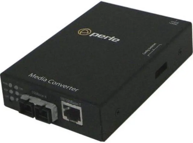 Alt view image 3 of 3 - Perle 10/100 Media Converter Standalone, Unmanaged