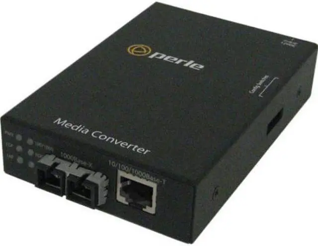 Alt view image 4 of 4 - Perle S-1110-M1SC05U - 10/100/1000 Gigabit Ethernet Media and Rate Converter