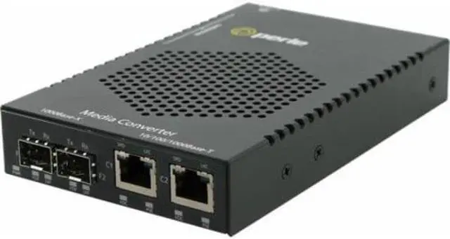 Alt view image 2 of 2 - Perle S-1110DHP-DSFP Transceiver/Media Converter 05079634