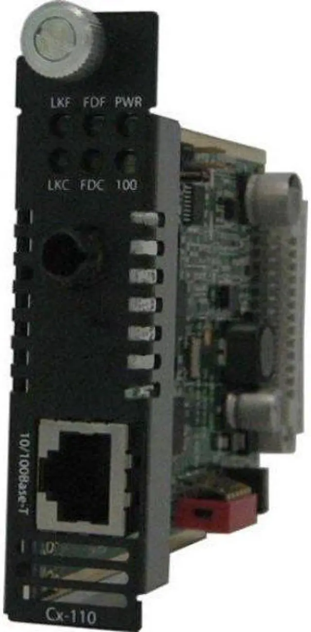Alt view image 3 of 3 - Perle 10/100 Media Converter Module Managed