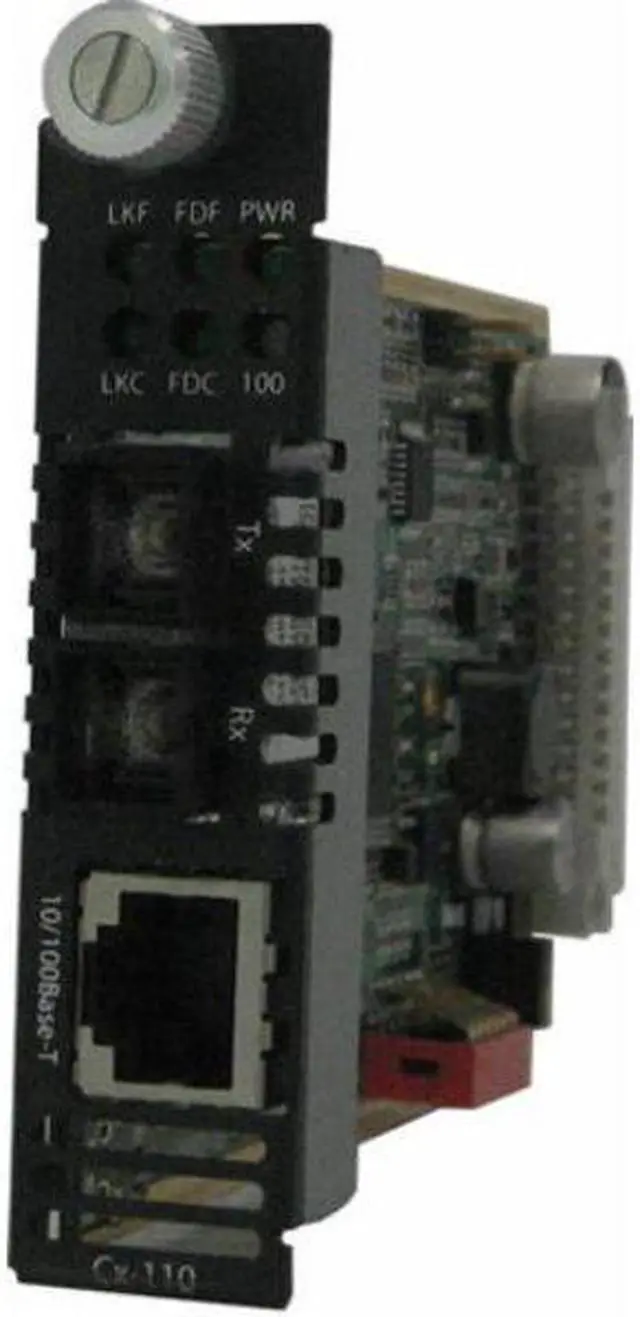 Alt view image 3 of 3 - Perle 10/100 Media Converter Module Unmanaged