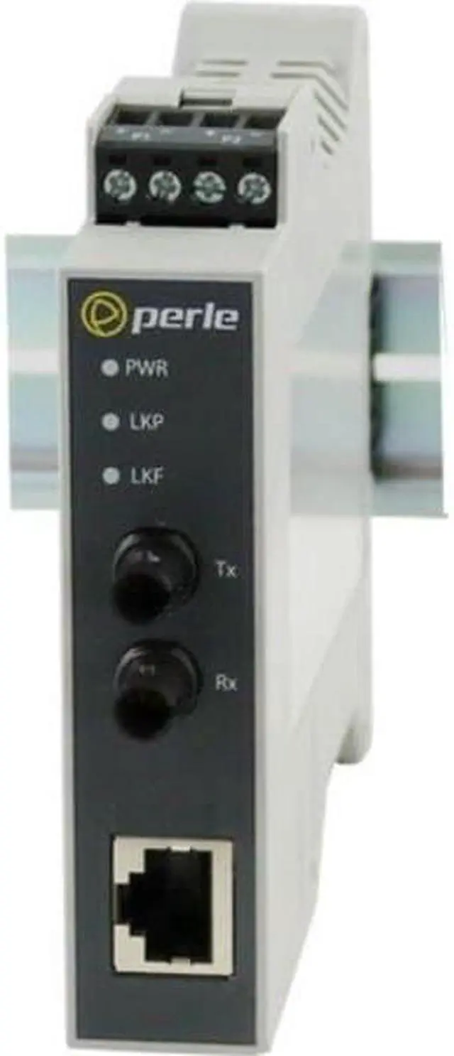 Alt view image 2 of 3 - Perle SR-100-ST2 Transceiver/Media Converter