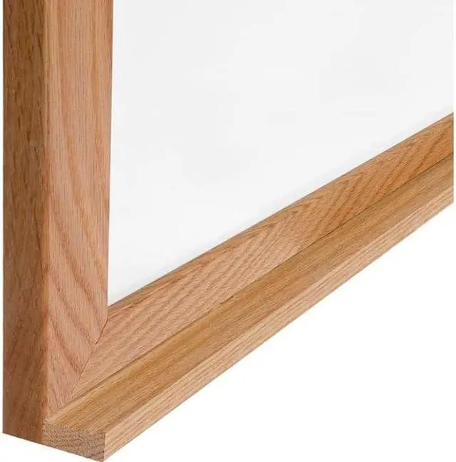 Alt view image 9 of 10 - 18.0" x 24.0" Wood Frame Non-Magnetic Whiteboard