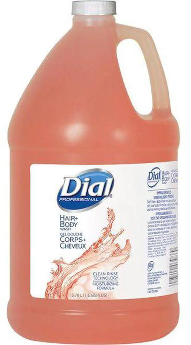 Alt view image 8 of 10 - Body and Hair Shampoo, 1-gal Bottle, Gender-Neutral Peach Scent