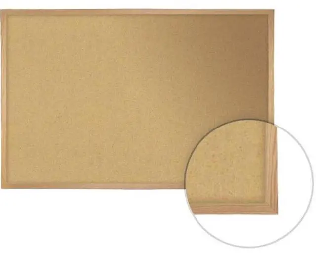 Alt view image 8 of 9 - GHENT 1423-1 Cork Bulletin Board, Natural, Indoors