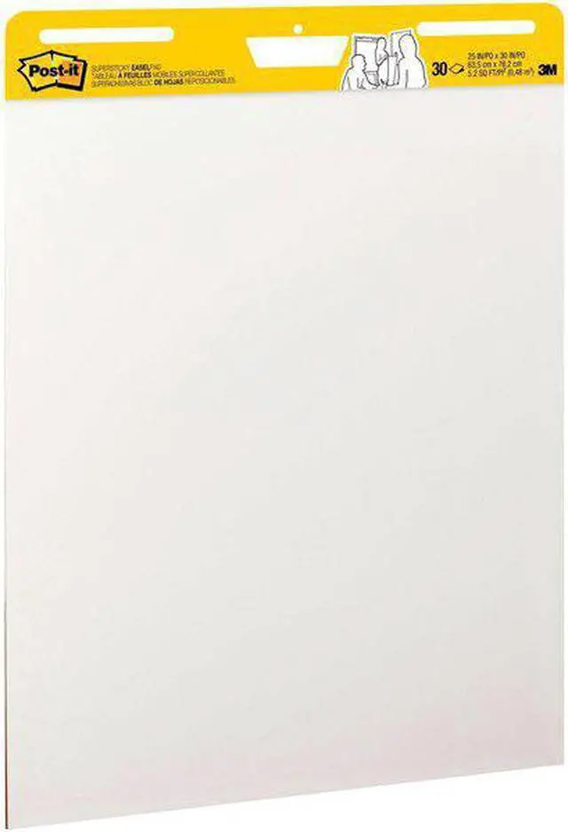 Alt view image 4 of 8 - POST-IT 559 VAD 6PK Easel Pad,Plain,White,25 in x 30 in,PK6
